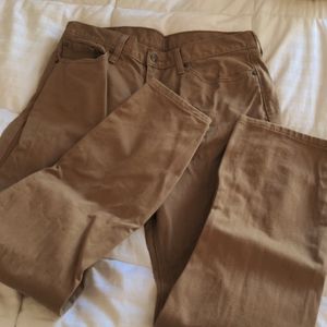 Men's Levi's khaki jeans